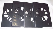 DVD Case Black 4 PCS Single Standard XBox 360 Game CD Movie    14mm