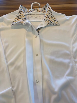 Chemise De Spectacle équestre Pour Femme - Marque Piper, Taille Medium, Neuve (peut Avoir Un Défaut Mineur)
