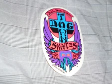 Venice DogTown 1978 OG DTS Wes Humpston Bull Dog Design Skateboard sticker