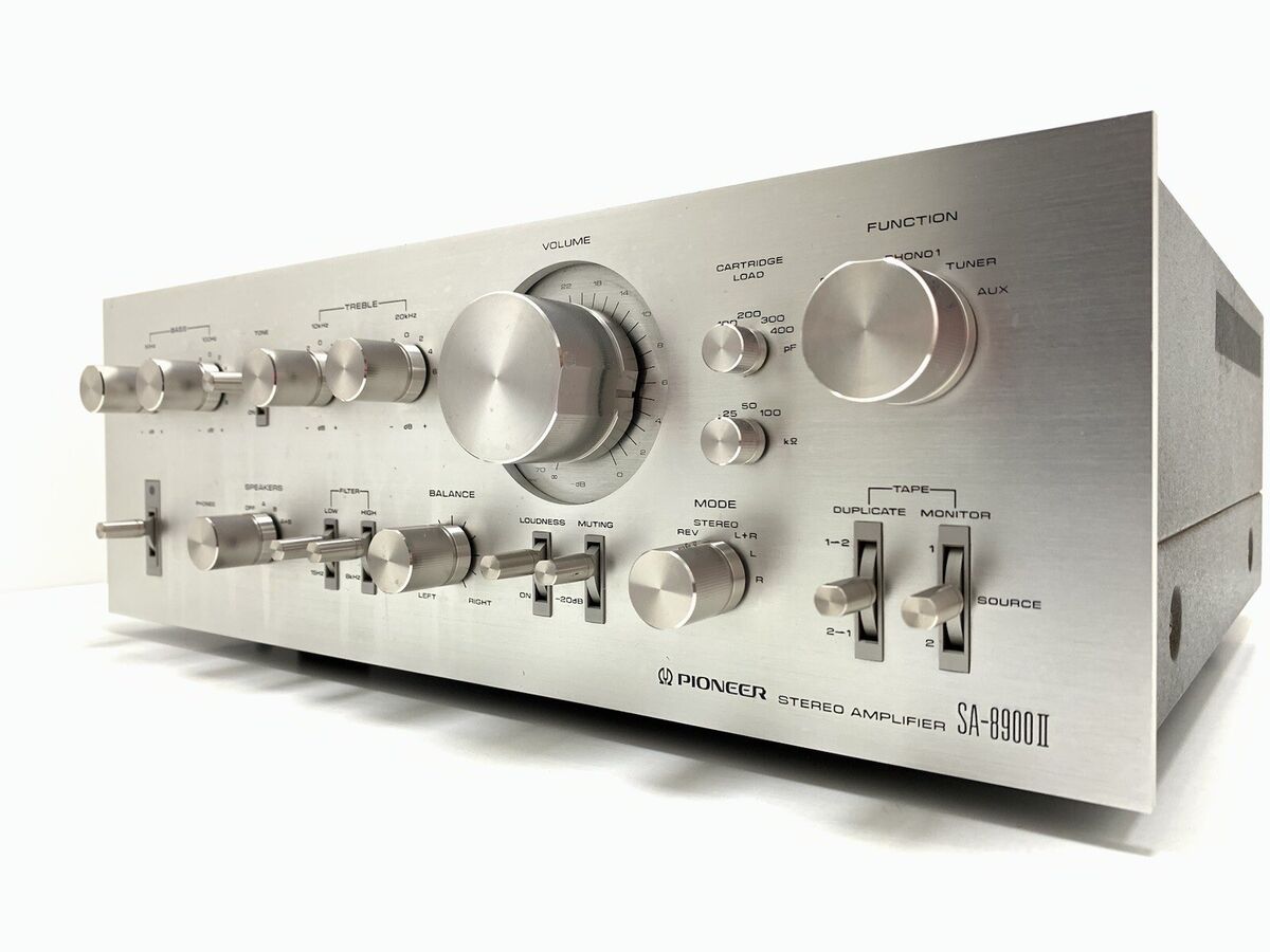 PIONEER SA-8900 II Stereo Amplifier 80+80 WRMS Vintage 1976 PIONEER SA-8900 II Stereo Amplifier 80+80 WRMS Vintage 1976