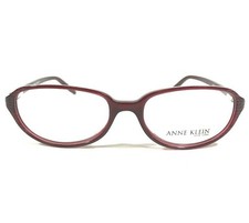 Anne Klein AK8041 128 Eyeglasses Frames Red Round Full Rim 49-16-135