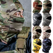 Tactical Balaclava Breathable UV Protection Full Face Mask Hunting Sun Ski Hood
