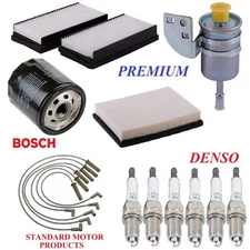 Tune Up Kit Filters Wire Spark Plugs FOR OLDSMOBILE SILHOUETTE V6 3.4L 2001-2004