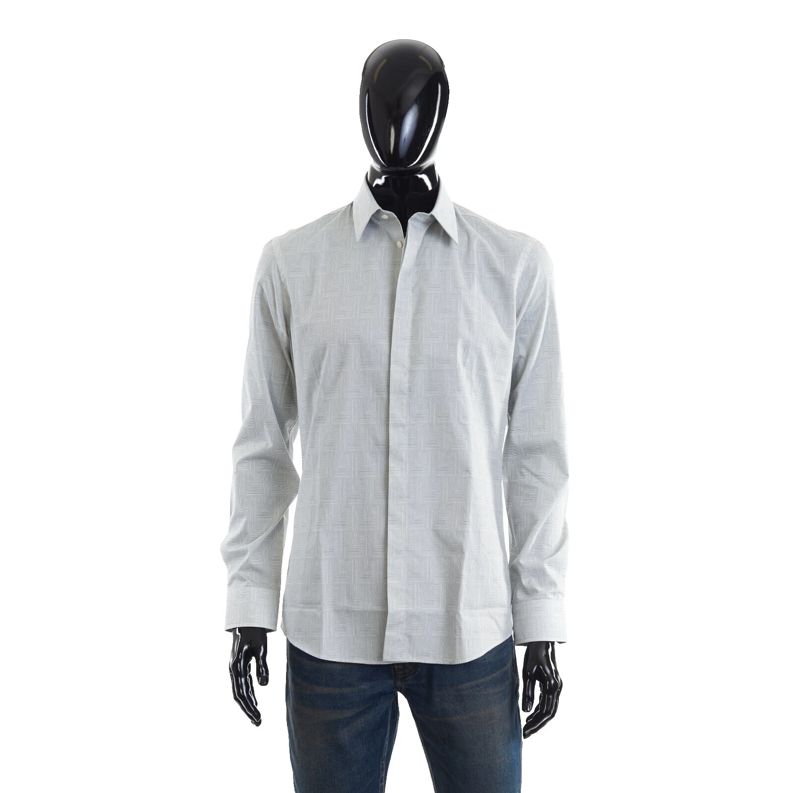 Fendi Cotton Regular Size Casual Button-Down Shirts for Men
