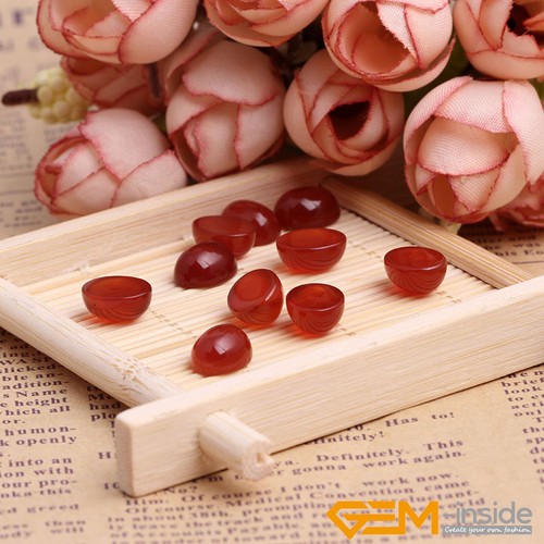 Natural Carnelian CAB Cabochon Stone Loose Beads For Jewellery Making 5 Pcs UK - Picture 40 of 52