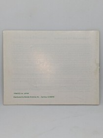 [NES] Bandai Golf: Challenge Pebble Beach，Nintendo Entertainment System Manual