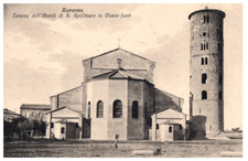 Esterno dell Abside di S Apollinare in Classe fuori Black And White Postcard