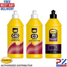 G3 Farecla 3pc Kit &ndash; Wax 500ml + Advanced Liquid 500ml + G10 Compound 500ml PR