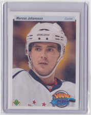 2010-11 UD SERIES 1 20TH ANNIVERSARY YOUNG GUNS MARCUS JOHANSSON #249 CAPITALS