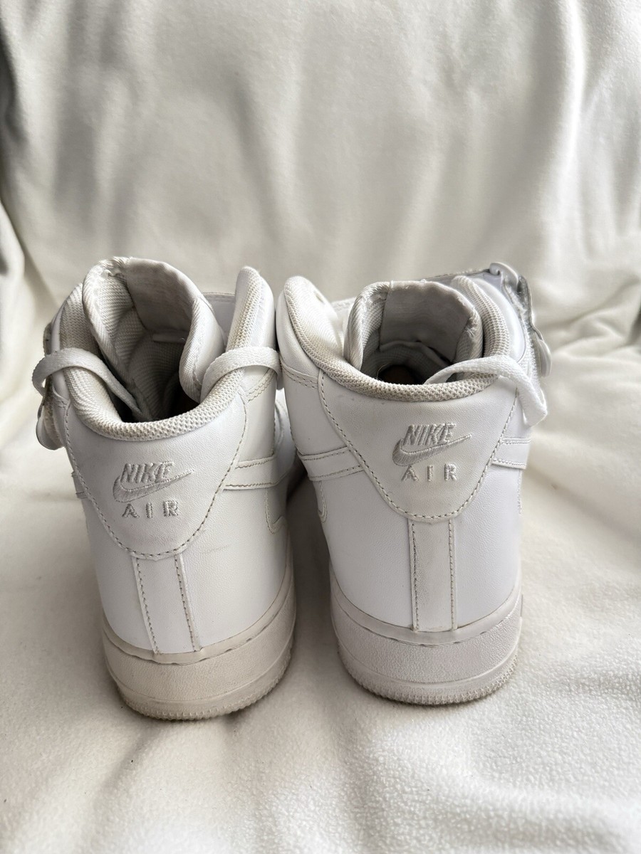 Nike Air Force 1 Mid 07 Triple White CW2289-111 Size 11.5 US