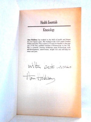 Kinesiologie: Muskeltest und Energieausgleich (Ann Holdway - 1997) (ID:13991)