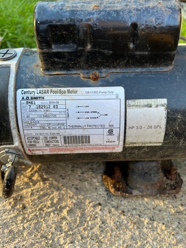 Used Super-Flo Pool/Spa Pump Motor – 3 HP – Working Condition - Bild 3 von 5