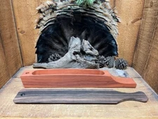 Padauk Turkey Long Box Kit with Macassar Ebony Lid UNFINISHED