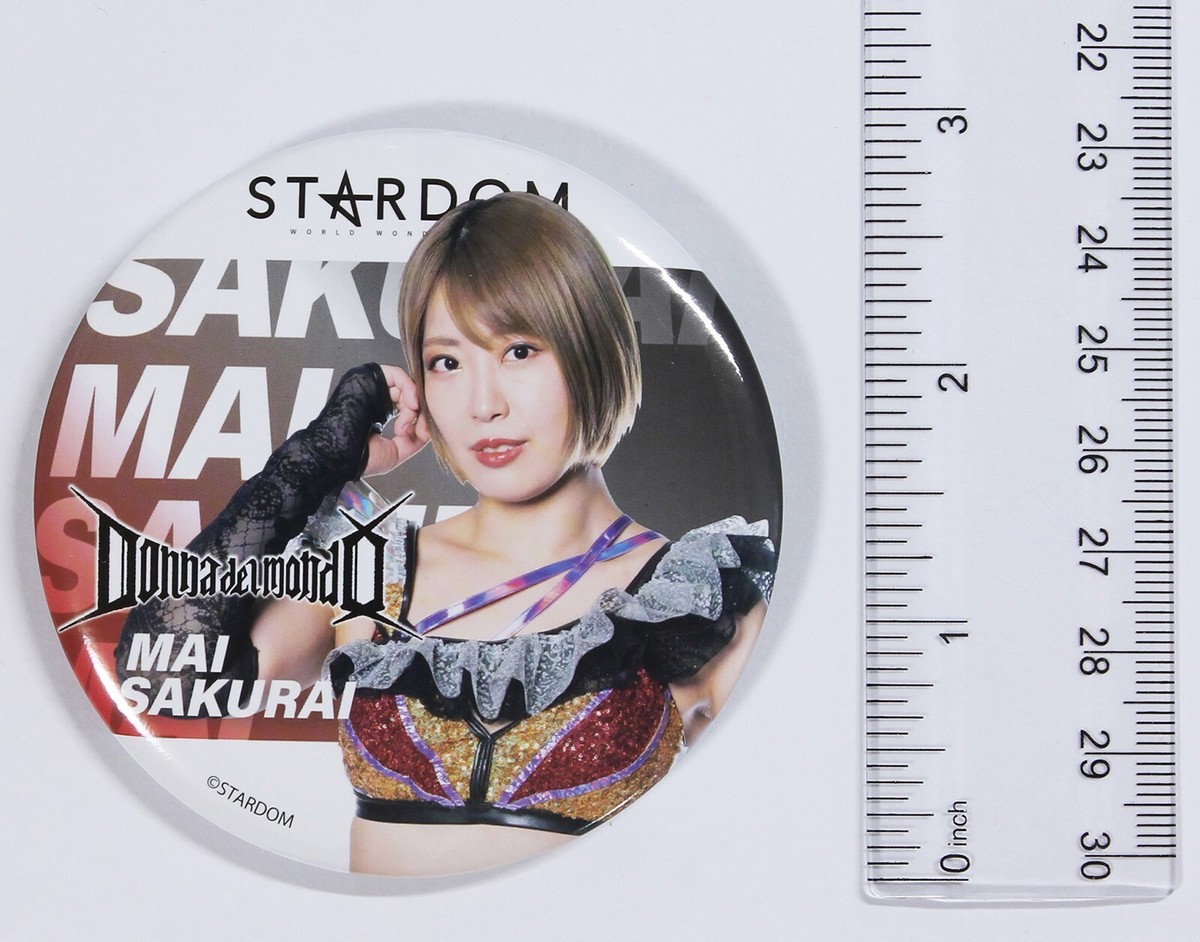 AEW STARDOM 里歩 手形サイン色紙(サイン入りブロマイド付き) Mai Sakurai (Type A) - Donna del Mondo - Woman's Pro