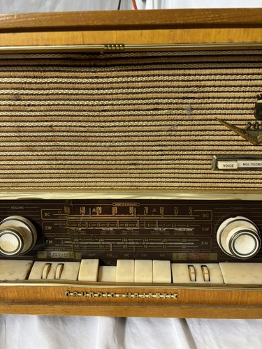 Grundig Majestic 2077 Tube Radio Tabletop German Lights Up And Played Music - Picture 3 of 12