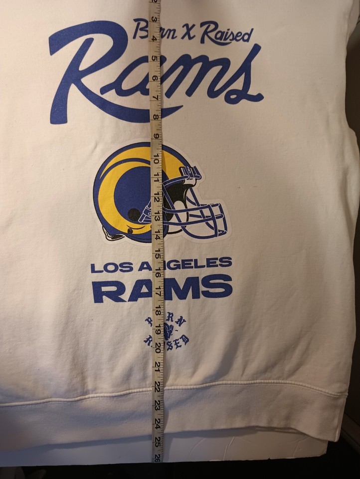Los Angeles Rams sweater. Brand Born and Raised. Size Large | eBay