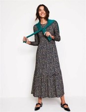 *SALE* BNWT Boden Emma Long Sleeve Jersey Dress Sz 8 R, Macademia Animal Stamp