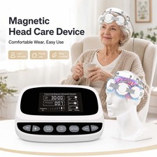 Sleep Support Magnetic Brain Device for Relaxation Relief Focus 1-50Hz Timer Set