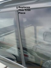 Truck Topper Side Window Gap Hider Truck Topper Side Window Gap Hider