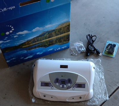 Cell-spa Foot Massage Machine Vibrating Corded 111-120V 4 Heads White