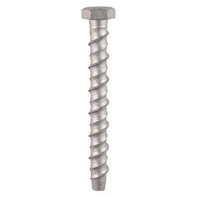 Timco - Masonry Bolts - Hex - Exterior - Silver (Size 12.0 x 100 - 2 Pieces)