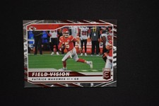 Patrick Mahomes II 2021 Panini Donruss Elite Field Vision 140/349 Insert Chiefs