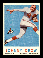 1959 TOPPS #105 JOHNNY CROW (EX-MT) ROOKIE * CENTERED ~ GFCC