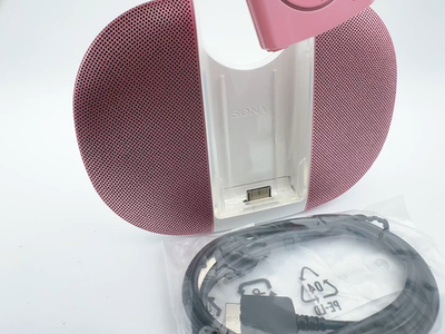 Sony Walkman NW-S765 Pink 16GB Bluetooth MP3 Player Speaker Dock