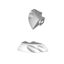 Supporto Telecamera Spia Portachiavi per Aereo RC Ultra Stick Mini Staffa 3D