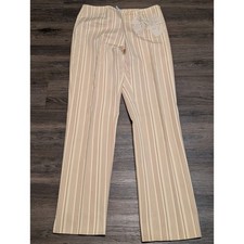 Moschino Cheap and Chic Striped Wide Leg Pants Bow Detail Size 6 Italy