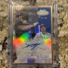 2017 Topps Gold Label Framed Autographs Blue /50 Hunter Renfroe #FA-HR (AU, RC)