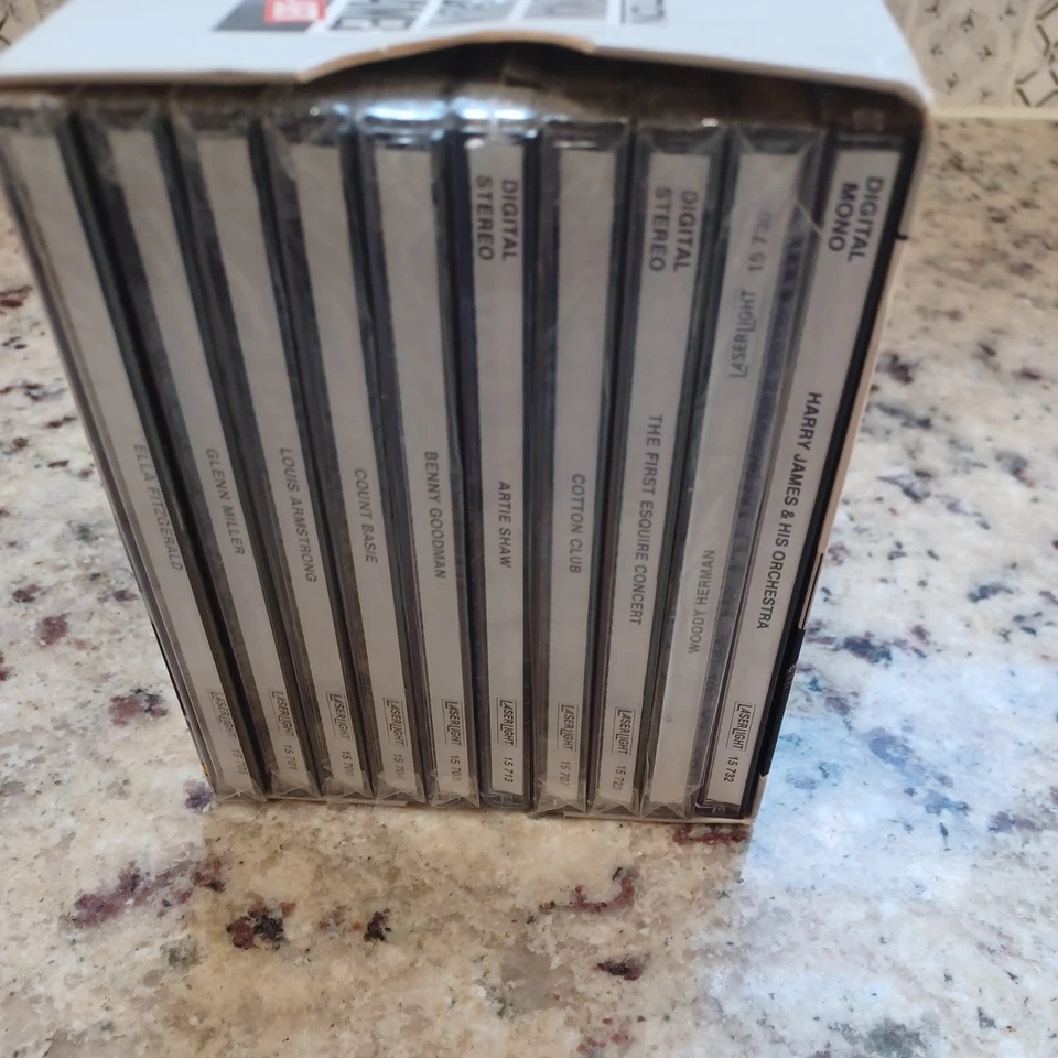 Jazz Collector's Edition 10 CD's Box Set (CD, Oct-1991, Laserlight) ella shaw Foto 2 de 4