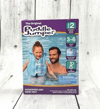 The Original Puddle Jumper WonderSplash Inflatable Swim Vest Step 2 3-6 Yrs NIB