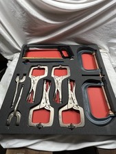 Rare Blue Pointvice Gripklein Tools Us Army Surplus Foam Tool Set Please Read