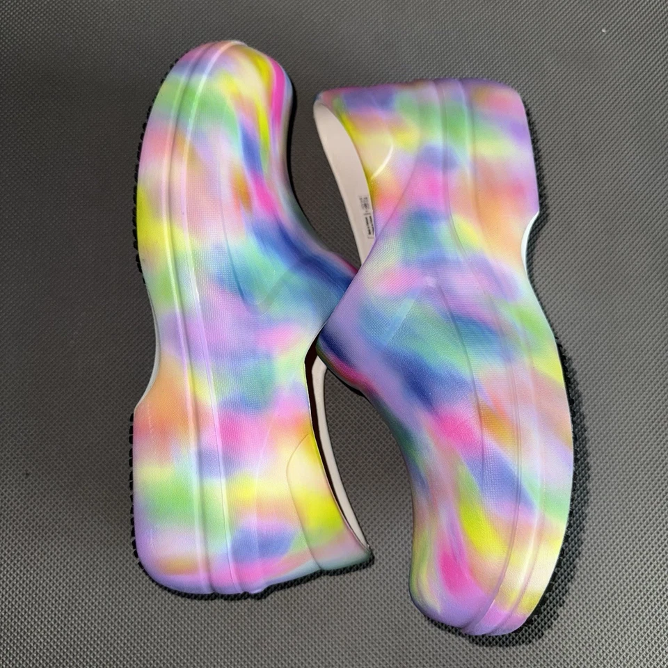 Crocs Work Neria Pro II Graphic Paint Brushed Blur Tie Dye Clogs Women’s Size 9 - Image 4 of 4