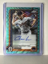 2025 Topps Chrome Update Series - Autographs Chase Lee #AC-CLE Aqua Wave...