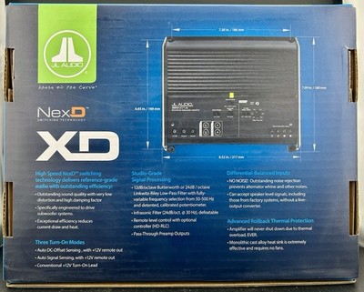 JL AUDIO XD600/1v2 AMPLIFIER 600 WATT MONO SUBWOOFER CAR SUB AMP