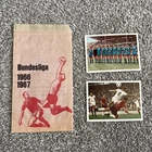 Bundesliga 1966 1967 German football card empty pack packet & cards