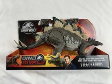 Jurassic World Mega Dual Attack STEGOSAURUS Action Figure 15" Dino Rivals 2019
