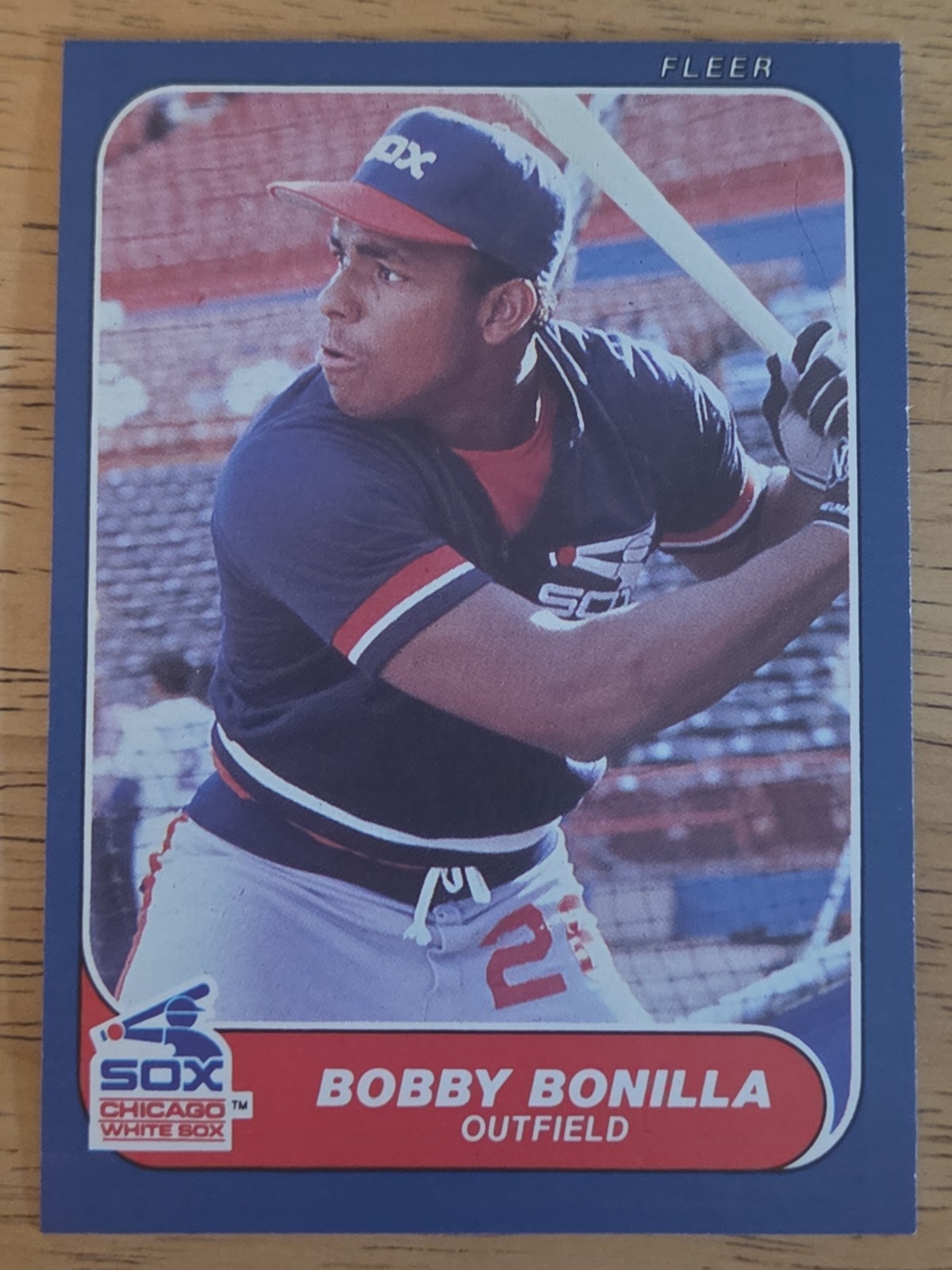 1986 Fleer Update Bobby Bonilla #U-15 Chicago White Sox RC NM