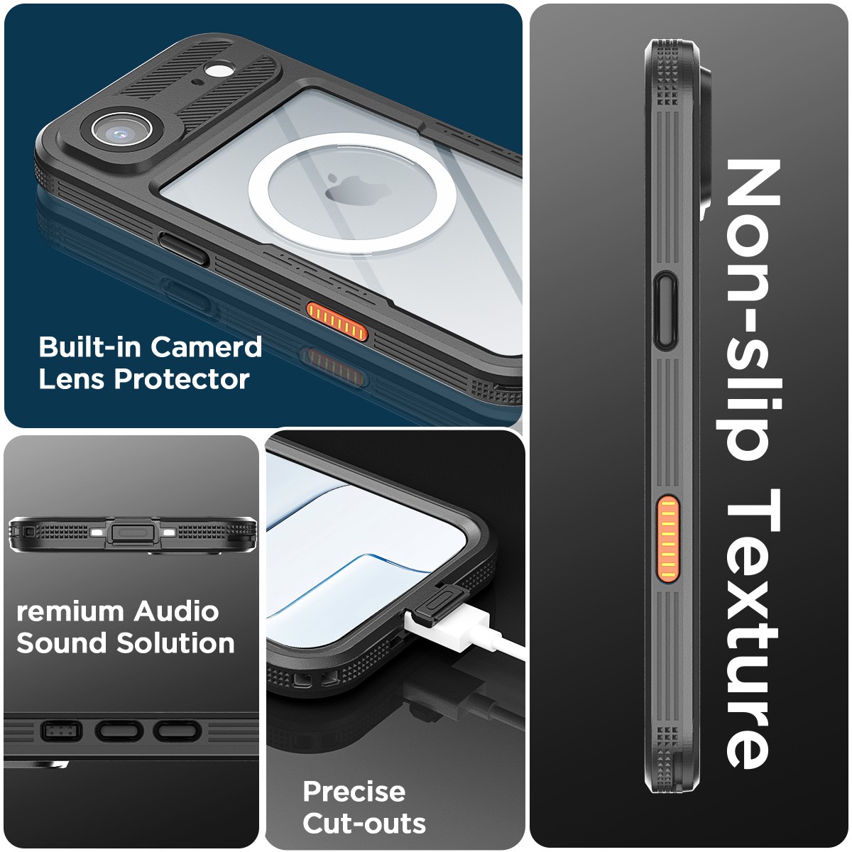 Waterproof Case For iPhone Air MagSafe Shockproof Underwaer Full Body Cover