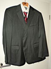 (6) Business Herren Sakko Gr 28 SARAR Schurwolle + gratis Hemd/Krawatten