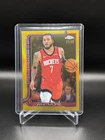 2025 Topps Chrome Basketball Gold Refractor Cam Whitmore #86