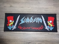 Patch Back Strip Backpatch Thrash Metal Sodom Wodos Kreator Slayer #