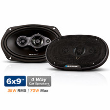 Blaupunkt BPSE694 6x9" 4 Way Car Speakers 35W RMS 70W Max 4 Ohm Pair