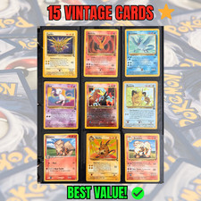1° Edizione | Vecchie Carte Pokemon - Solo 100% Vintage - WOTC - 1999 2000 Card Lotto
