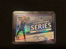 Xavier Tillman 2020-21 Optic Signature Series Purple Prizm Auto RC