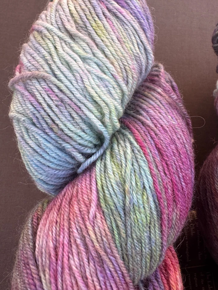 VTG ARAUCANIA RANCO YARN - 2 Skeins Wool/Nylon Fingering 376 Yds NOS - Image 2 of 4