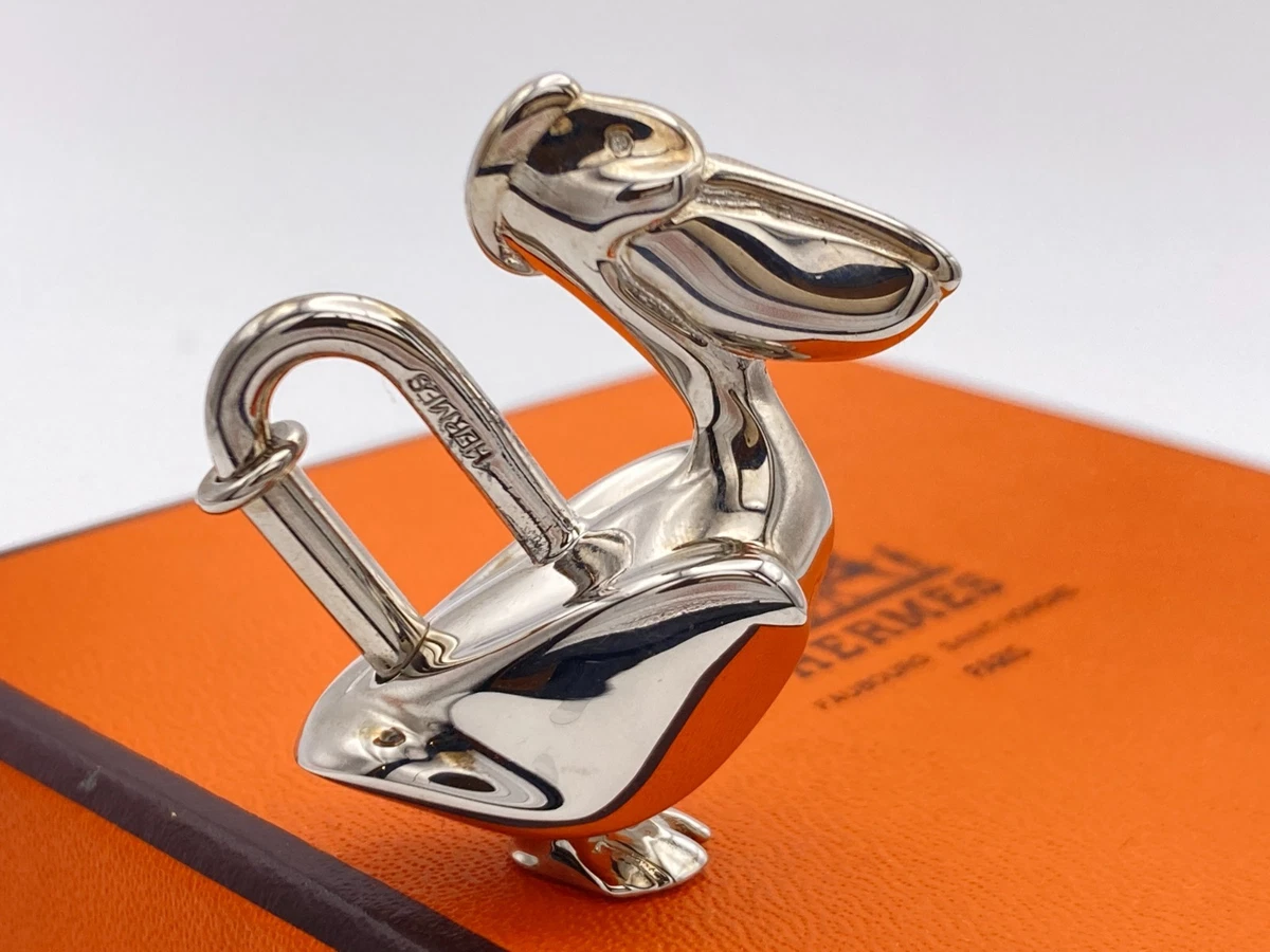 25+ HERMÈS Silver Charm Handbag Accessories for Women for sale