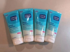 Clean & Clear Deep Action Cream Cleanser Oil Free, 6.5oz, 4 Pack